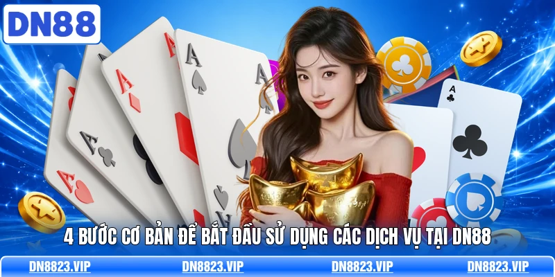 4 bước cơ bản để bắt đầu sử dụng các dịch vụ tại DN88